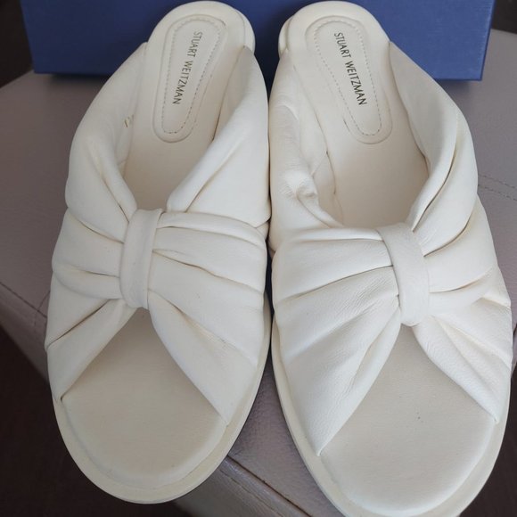 White Stuart Weitzman Heels - Picture 3 of 5